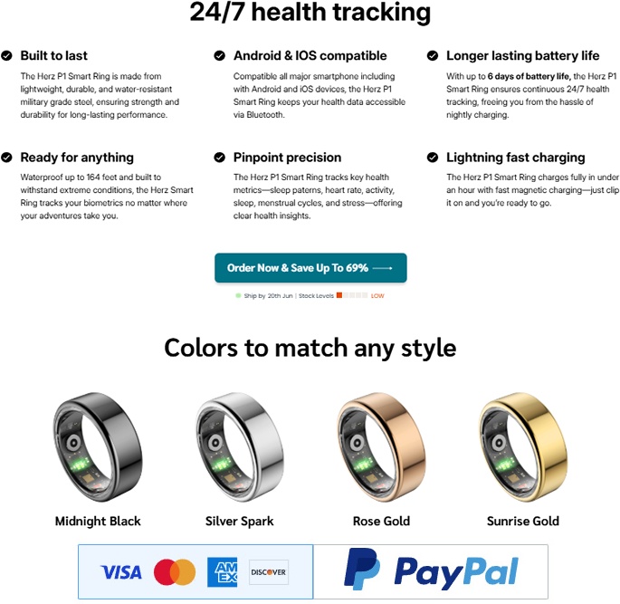 Herz P1 Smart Ring Review: Features, App & Real User Feedback