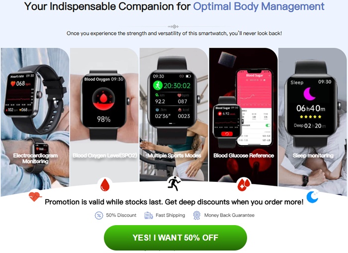 Aptofit Smartwatch Reviews: TrackPro Blood Sugar Monitor Australia